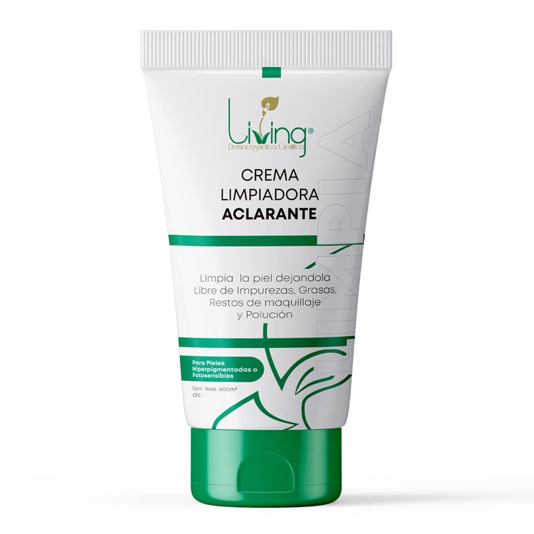 crema limpiadora aclarante