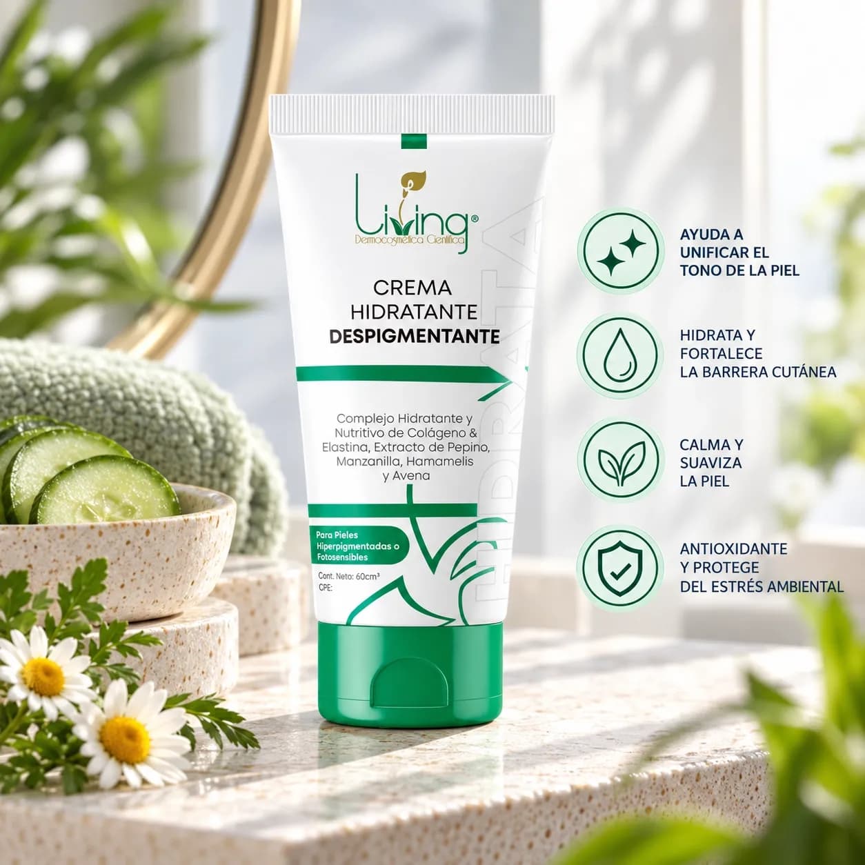 Crema Hidratante Despigmentante Banner