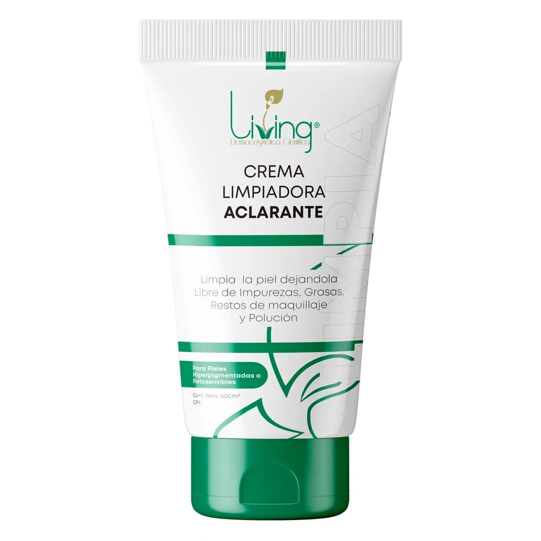 crema limpiadora aclarante